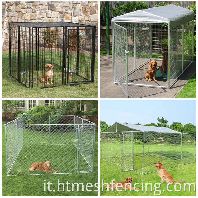 Prezzo di fabbrica Grande galvanizzata a catena zincata galvanizza recinzione canale gabbia per cani